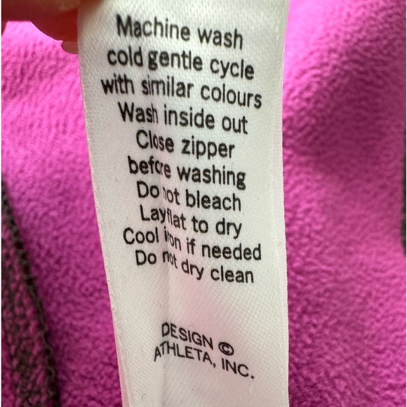 ❤️Athleta Redwood Zip Up Fleece Jacket Coat Size XS - Picture 9 of 14